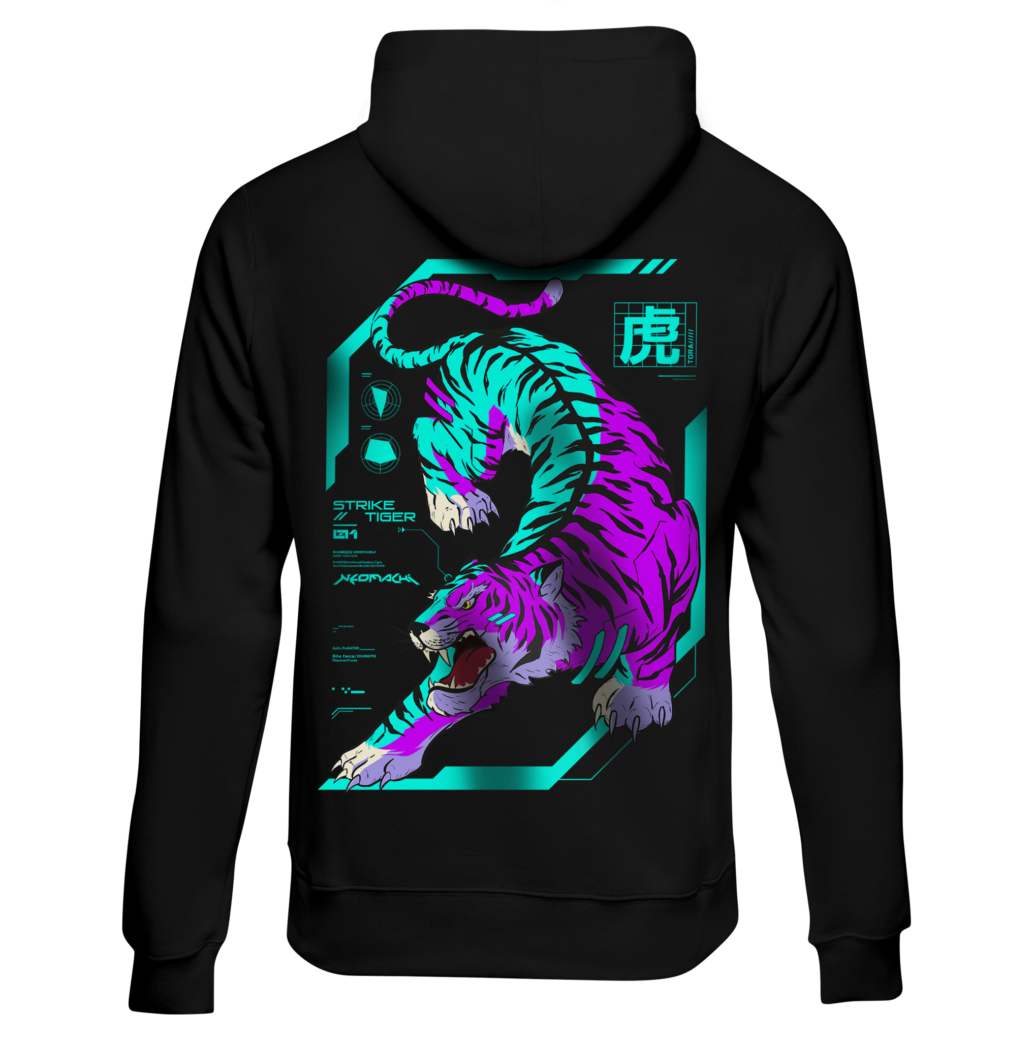 TORA: HOODIE - NEOMACHI - Cyberpunk - Techwear - Gaming