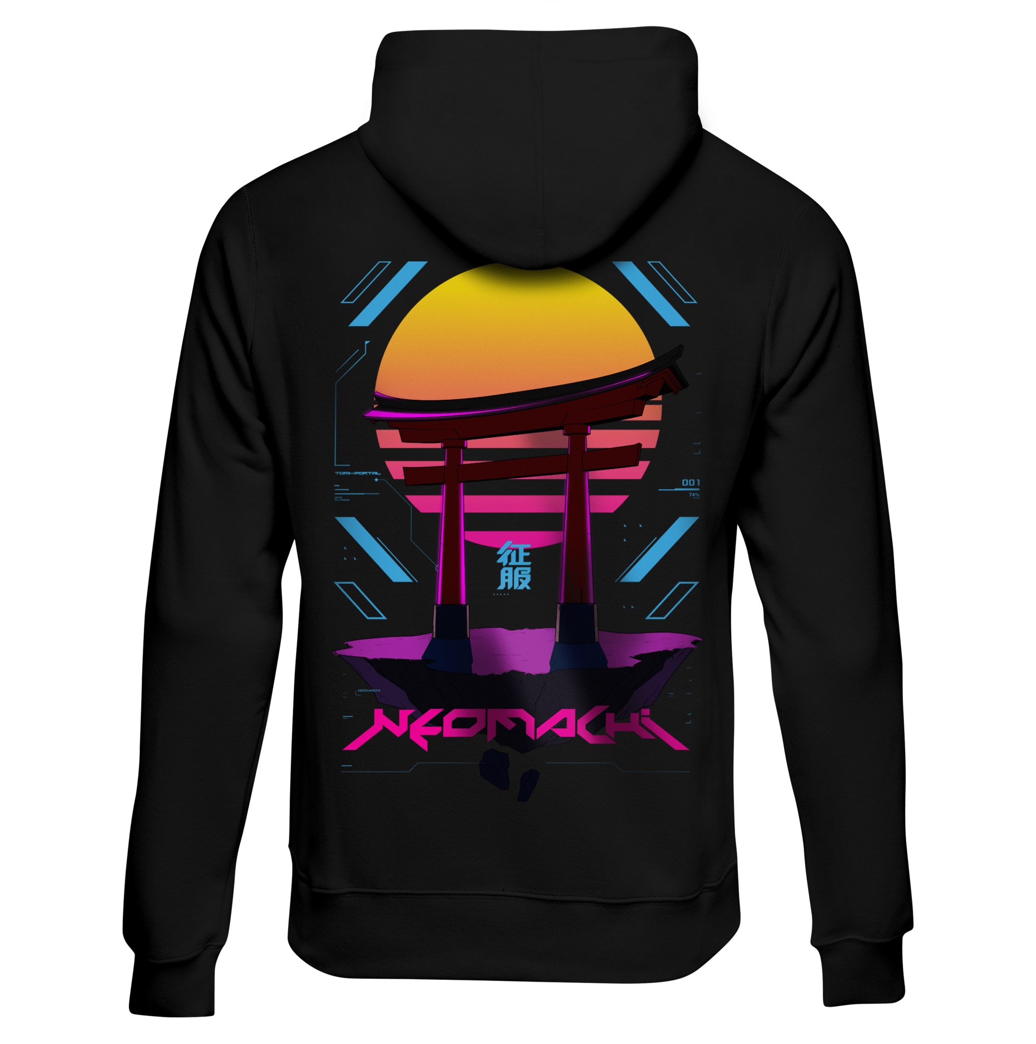 TORII: HOODIE - NEOMACHI - Cyberpunk - Techwear - Gaming