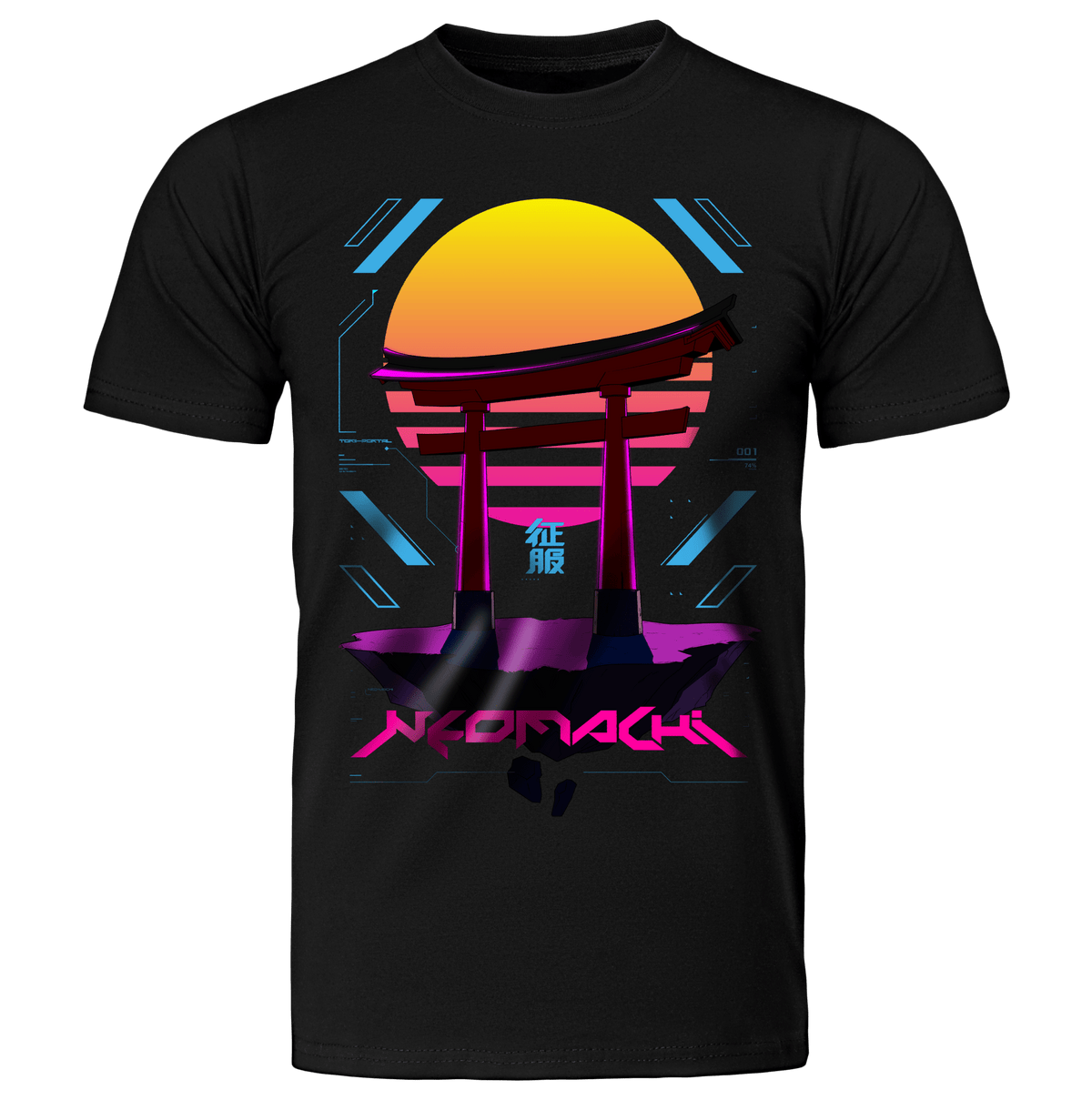TORII: T - SHIRT - NEOMACHI - Cyberpunk - Techwear - Gaming