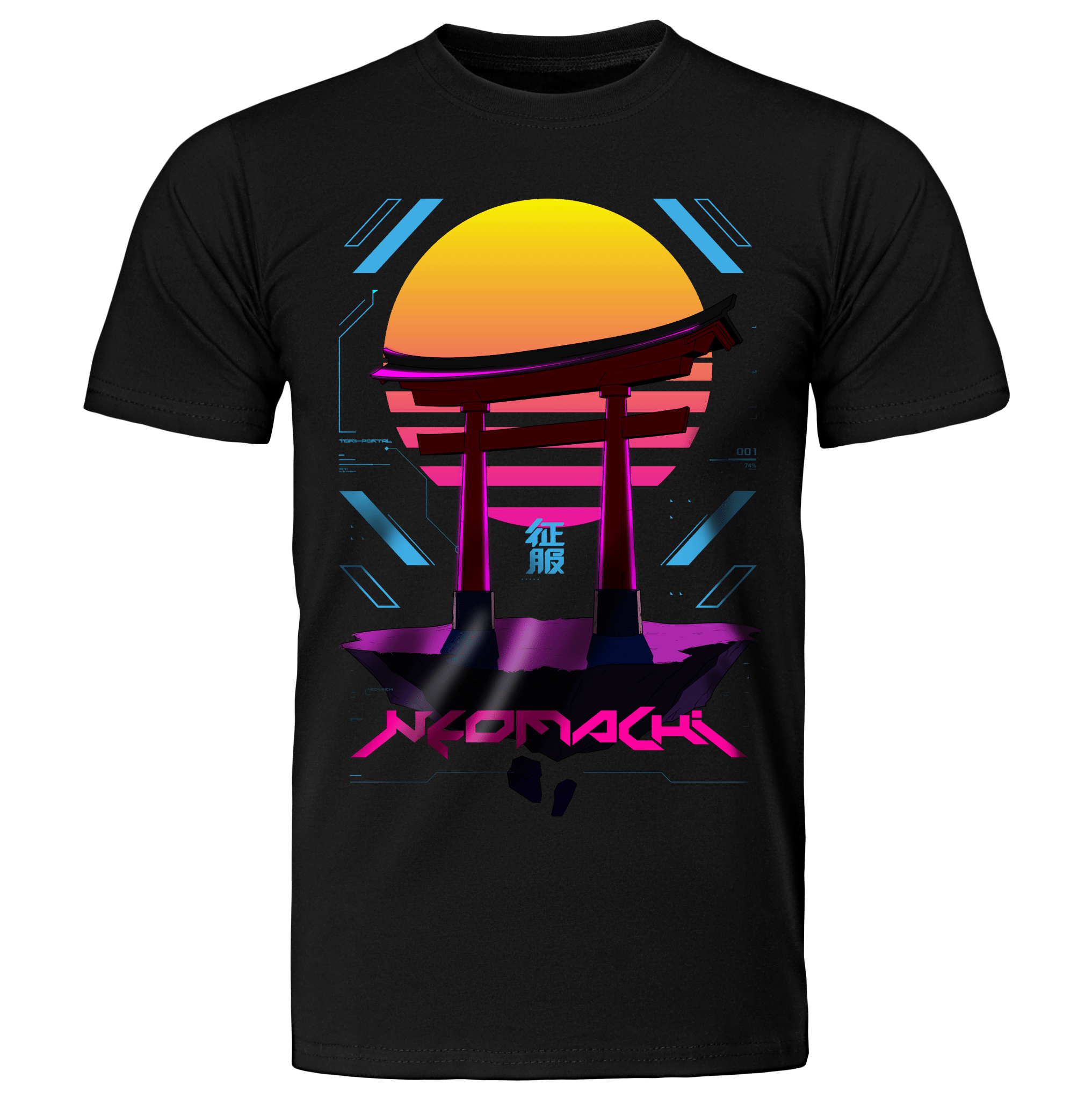 TORII: T - SHIRT - NEOMACHI - Cyberpunk - Techwear - Gaming